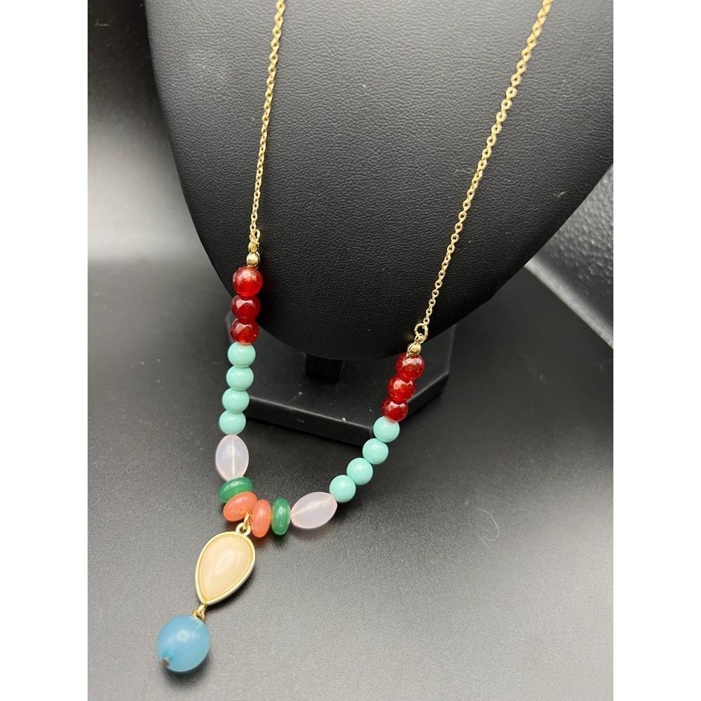 Plunder Multi-Color Beaded Necklace